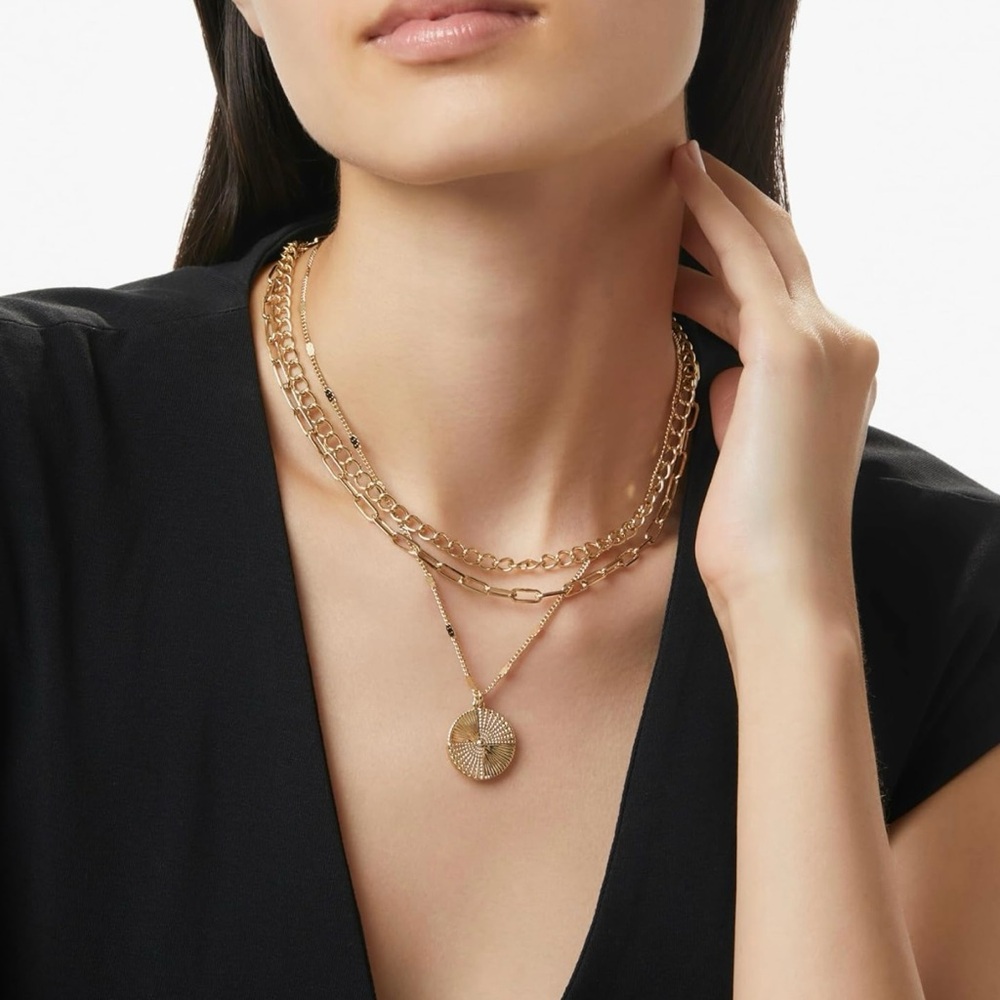 Ana Luisa Gold Layered Necklace Set